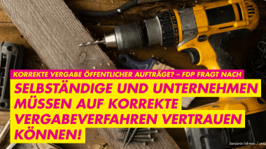 Korrekte Vergabe öffentlicher Aufträge — FDP Hamburg-Nord fragt nach